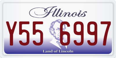 IL license plate Y556997