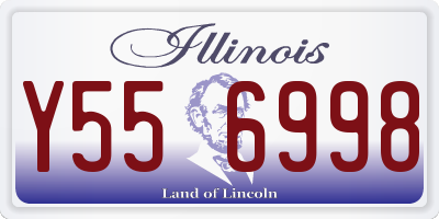 IL license plate Y556998