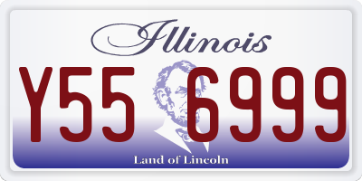 IL license plate Y556999