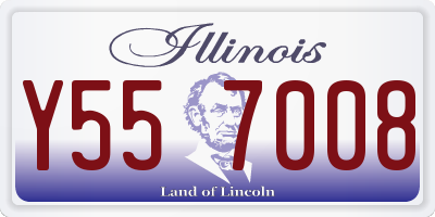 IL license plate Y557008