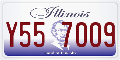 IL license plate Y557009