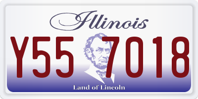IL license plate Y557018