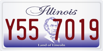 IL license plate Y557019