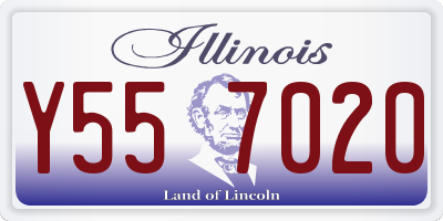 IL license plate Y557020