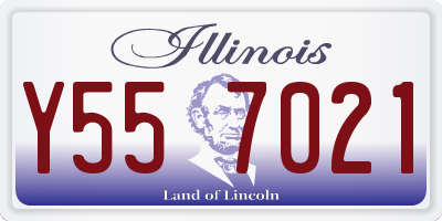 IL license plate Y557021