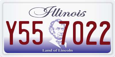 IL license plate Y557022