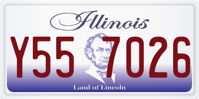 IL license plate Y557026