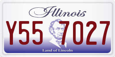 IL license plate Y557027
