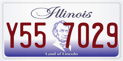 IL license plate Y557029