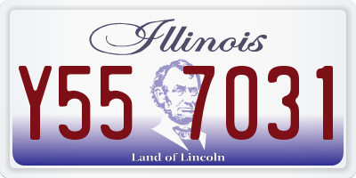 IL license plate Y557031