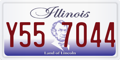 IL license plate Y557044
