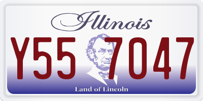 IL license plate Y557047