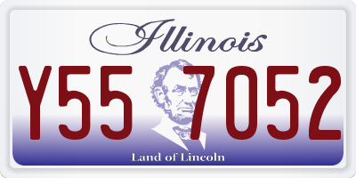 IL license plate Y557052