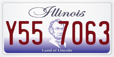 IL license plate Y557063