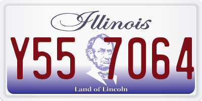 IL license plate Y557064