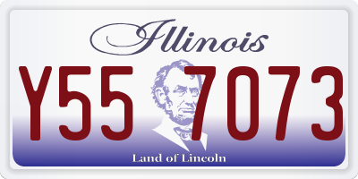 IL license plate Y557073