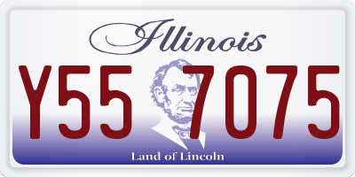 IL license plate Y557075