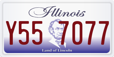 IL license plate Y557077