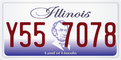 IL license plate Y557078