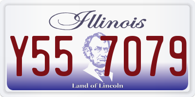 IL license plate Y557079