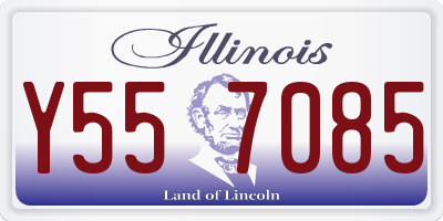 IL license plate Y557085
