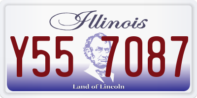 IL license plate Y557087