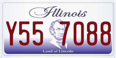 IL license plate Y557088