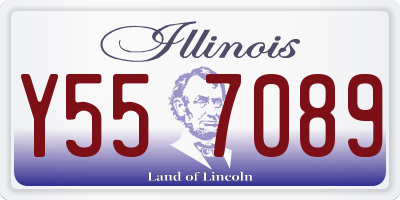 IL license plate Y557089