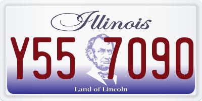 IL license plate Y557090