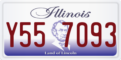 IL license plate Y557093
