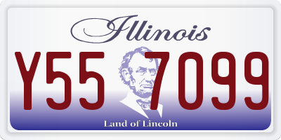 IL license plate Y557099