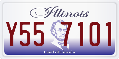 IL license plate Y557101