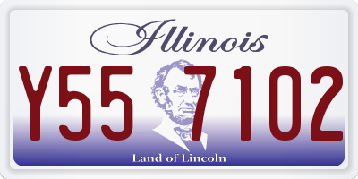 IL license plate Y557102