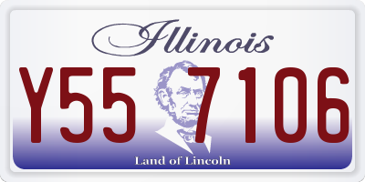 IL license plate Y557106