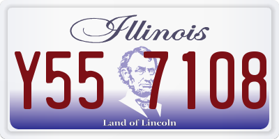 IL license plate Y557108
