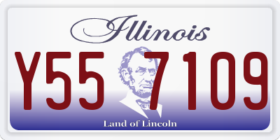 IL license plate Y557109