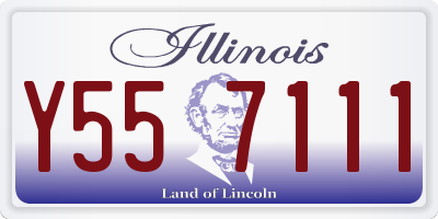 IL license plate Y557111