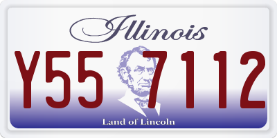IL license plate Y557112