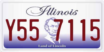 IL license plate Y557115