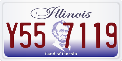 IL license plate Y557119