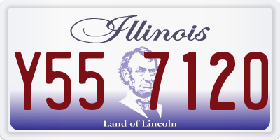 IL license plate Y557120