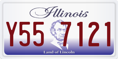 IL license plate Y557121