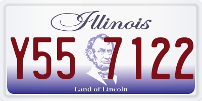 IL license plate Y557122