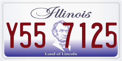 IL license plate Y557125