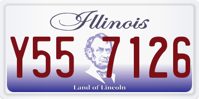 IL license plate Y557126