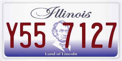 IL license plate Y557127