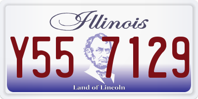 IL license plate Y557129