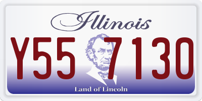 IL license plate Y557130
