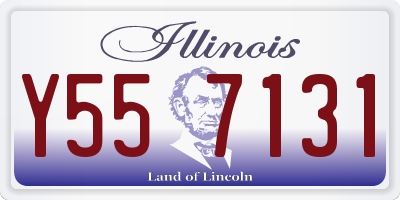 IL license plate Y557131
