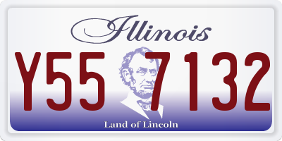 IL license plate Y557132